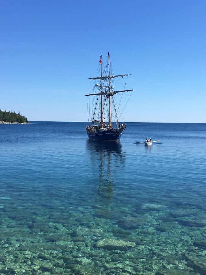 Playfair: At anchor, Georgian Bay